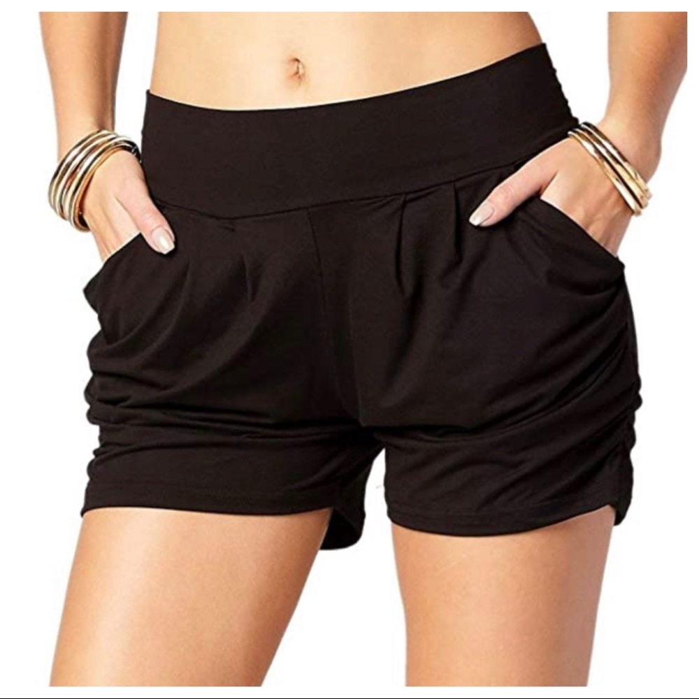 Fabulous Brushed Harem shorts with pockets